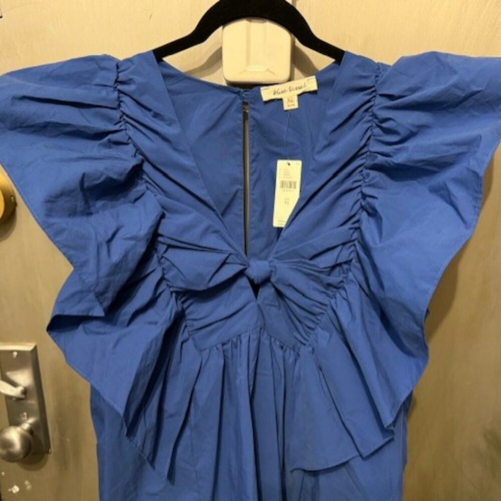 Ruffled Waistless Mini Bow Dress - Picture 10 of 16